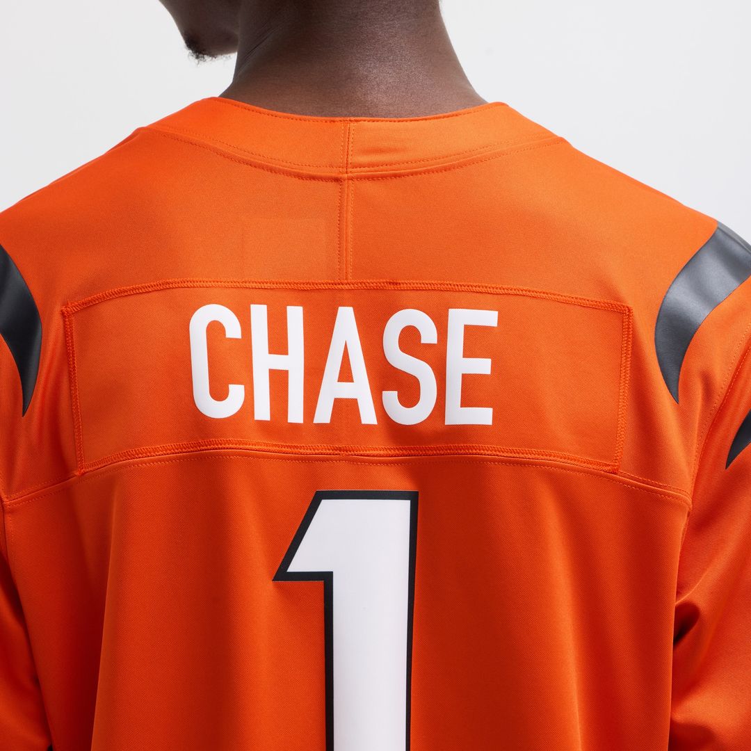 Ja'Marr Chase Cincinnati Bengals Nike Vapor F.U.S.E. Limited Official Jersey - Black