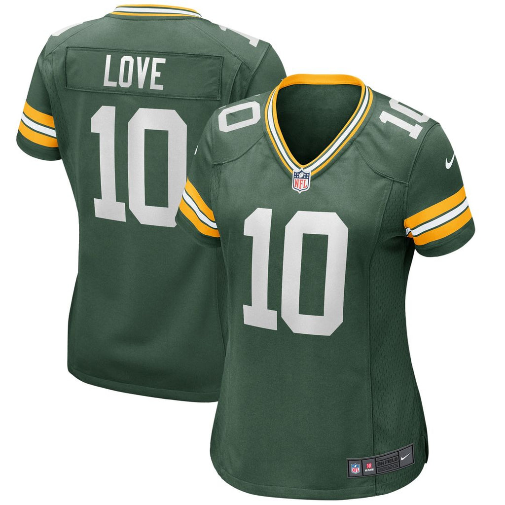 Jordan Love Green Bay Packers Nike Women's Game Official Jersey - Green