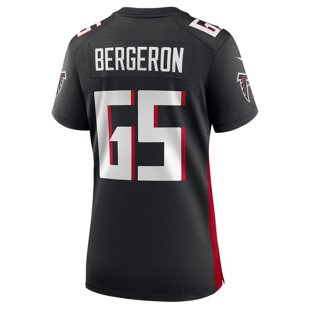 Matthew Bergeron Atlanta Falcons Nike Women's Team Game Official Jersey -  Black