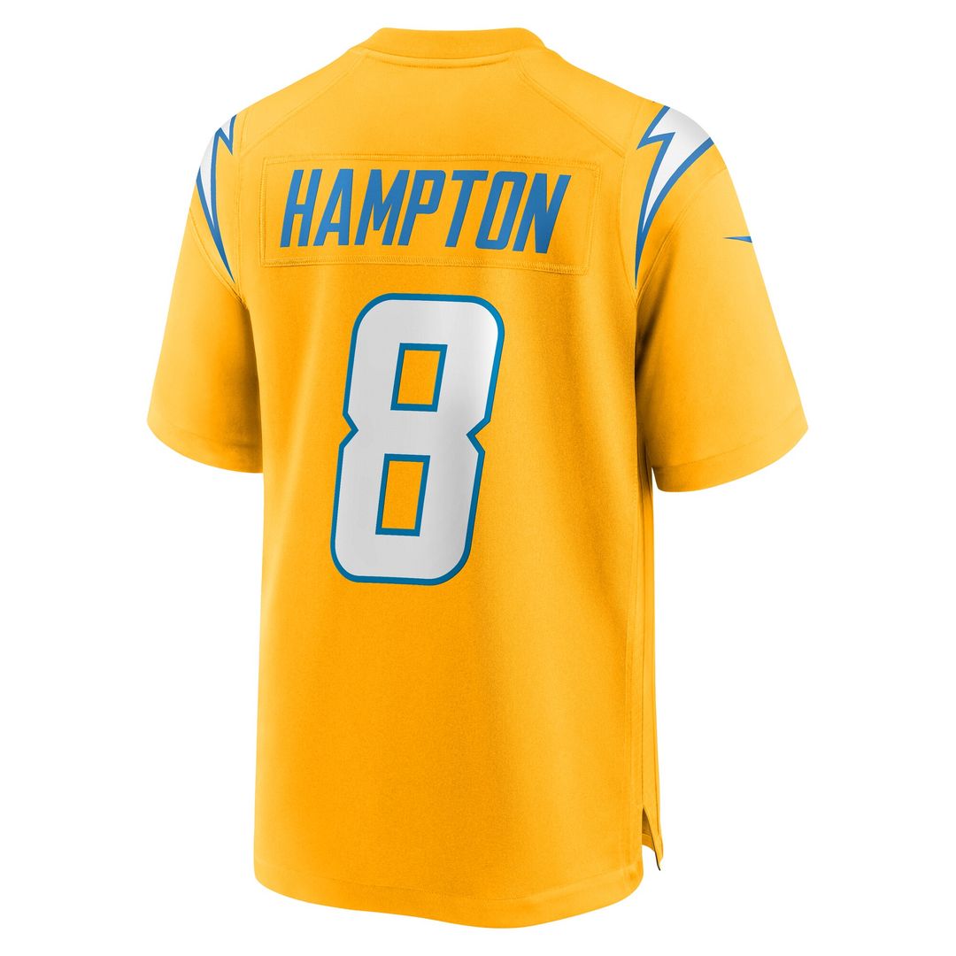 Omarion Hampton Los Angeles Chargers Nike Alternate Charger Power Game Player Jersey - Gold