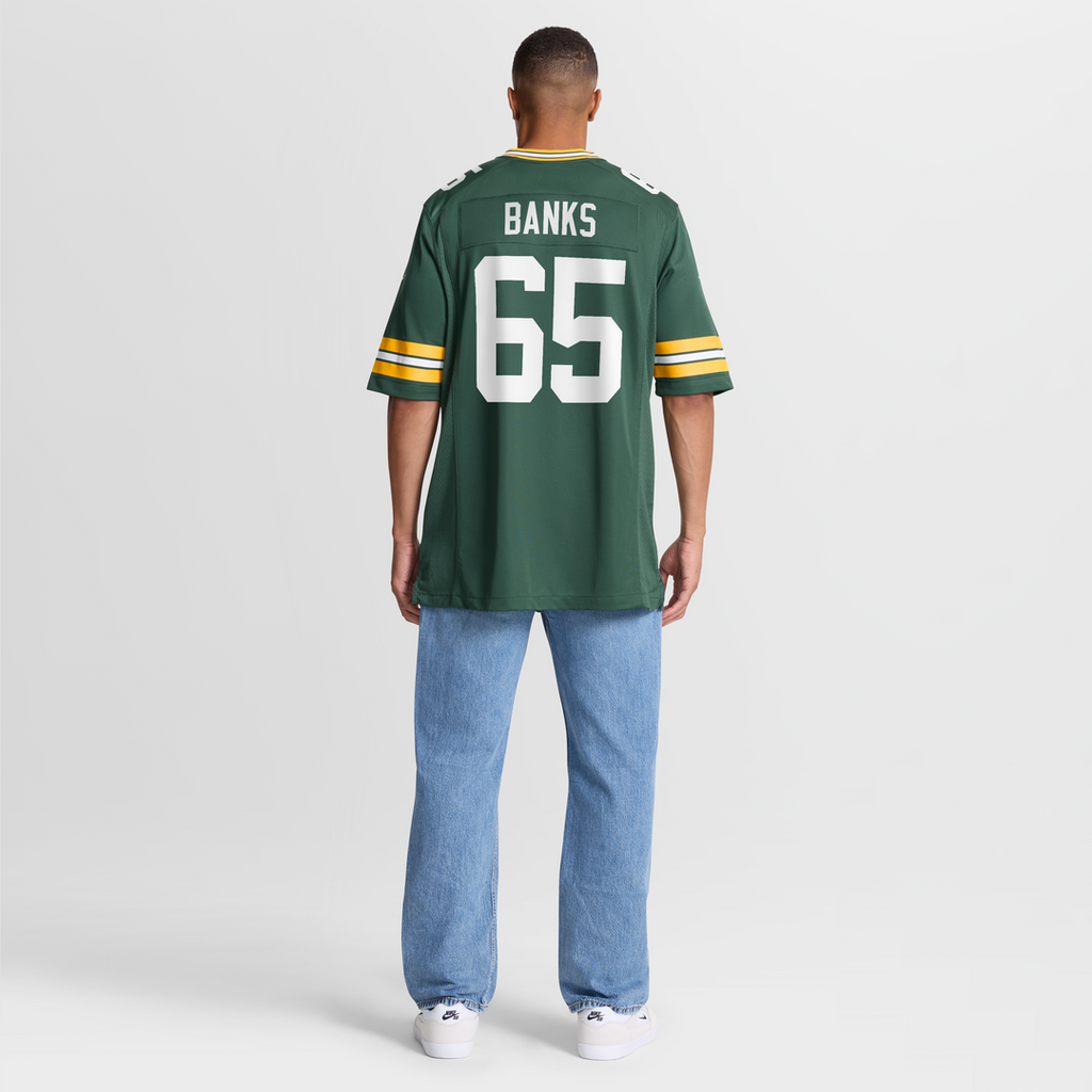 Aaron Banks Green Bay Packers Nike Team Game Official Jersey -  Green