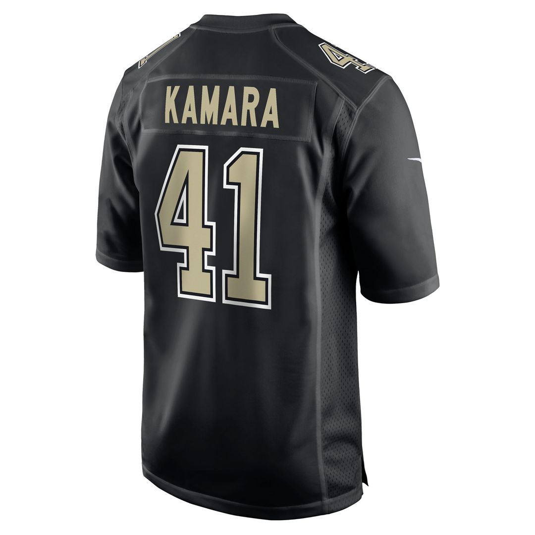 Alvin Kamara New Orleans Saints Nike Fashion Game Official Jersey - Carbon Black