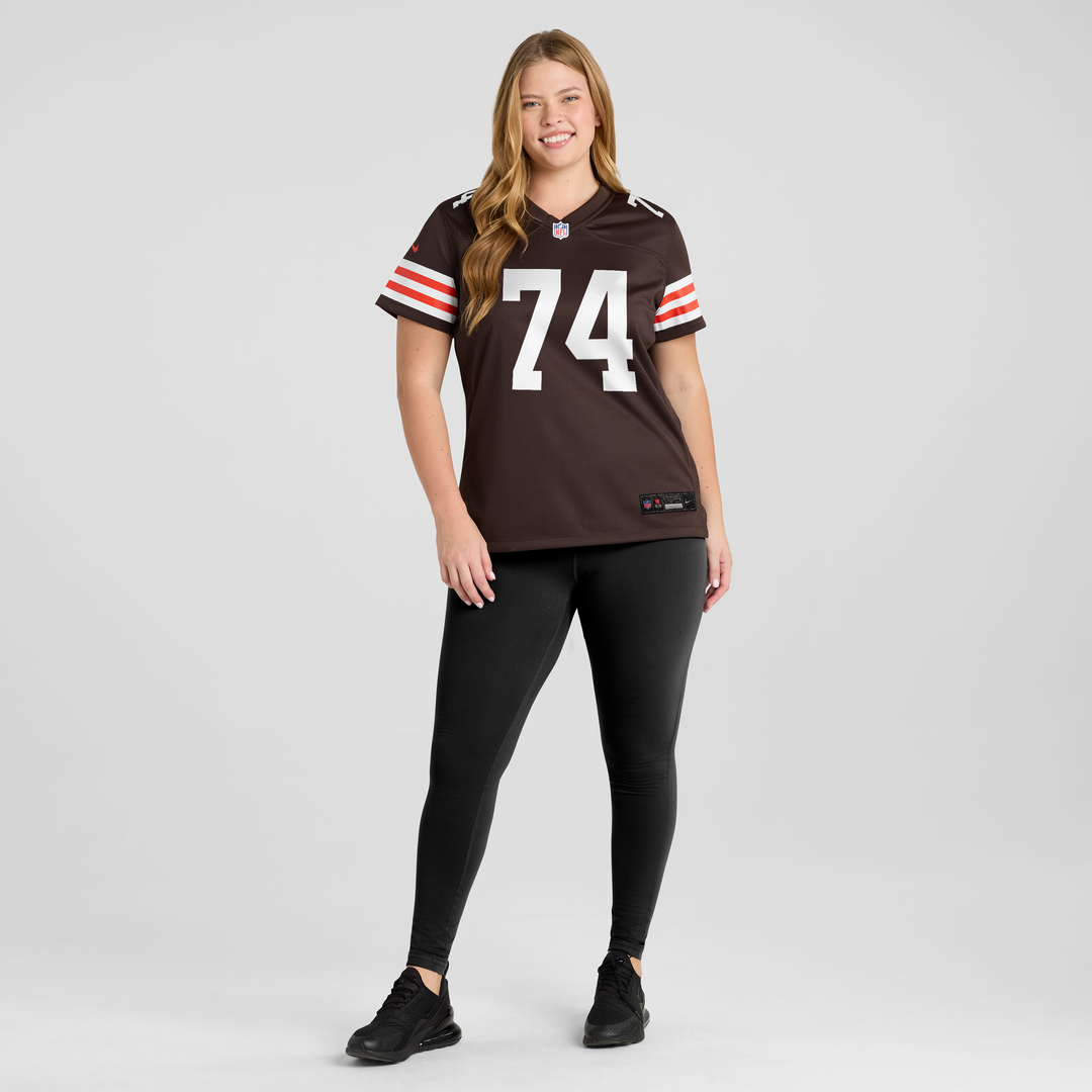 Elgton Jenkins Cleveland Browns Nike Women's Team Game Official Jersey -  Brown