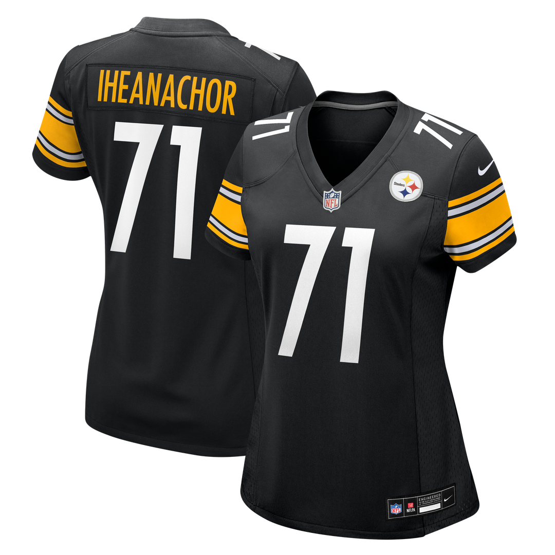 Max Iheanachor Pittsburgh Steelers Nike Women's Team Game Jersey - Black