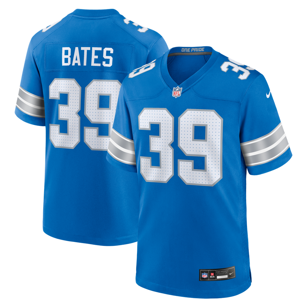 Jake Bates Detroit Lions Nike Team Game Official Jersey -  Blue