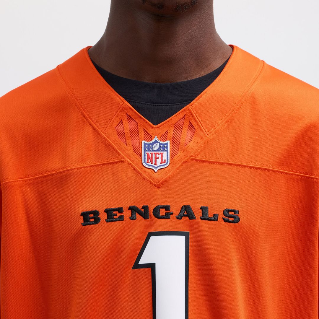 Ja'Marr Chase Cincinnati Bengals Nike Vapor F.U.S.E. Limited Official Jersey - Orange