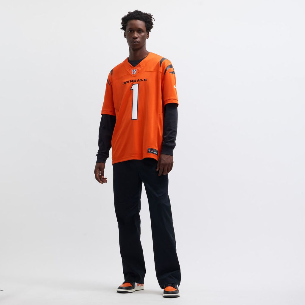 Ja'Marr Chase Cincinnati Bengals Nike Vapor F.U.S.E. Limited Official Jersey - Orange