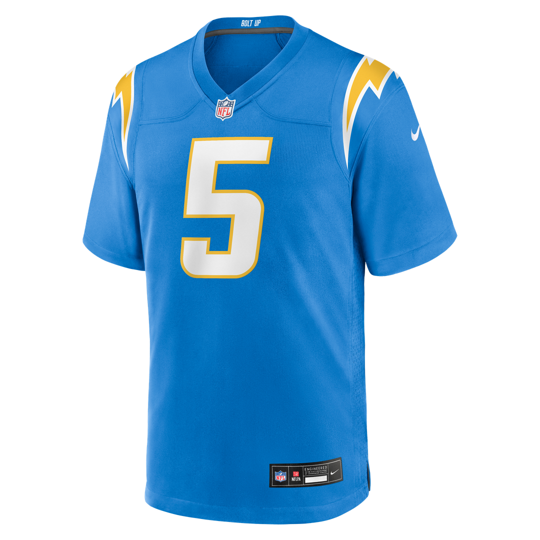 Trey Lance Los Angeles Chargers Nike Team Game Official Jersey -  Powder Blue