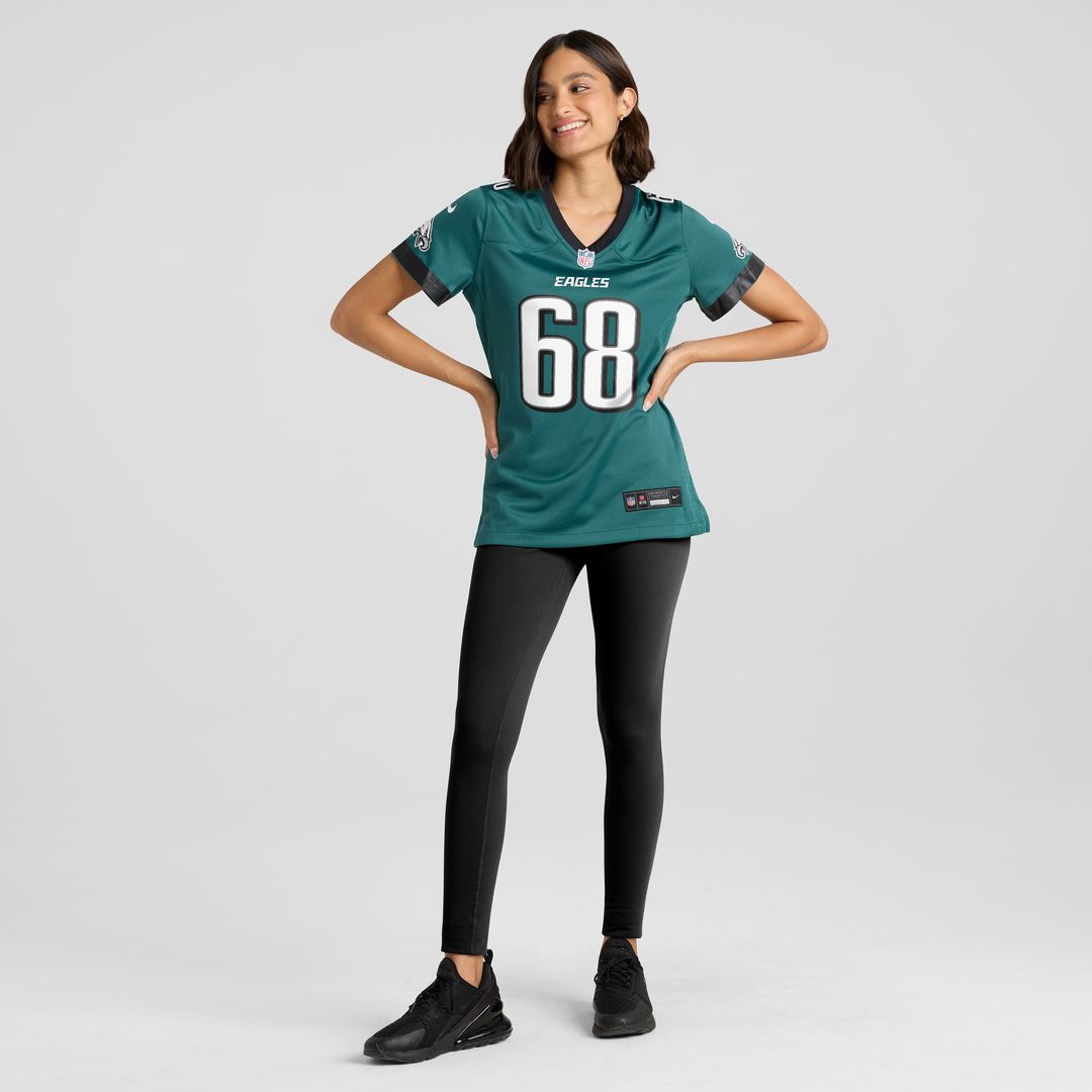 Jordan Mailata Philadelphia Eagles Nike Women's Team Game Official Jersey - Midnight Green