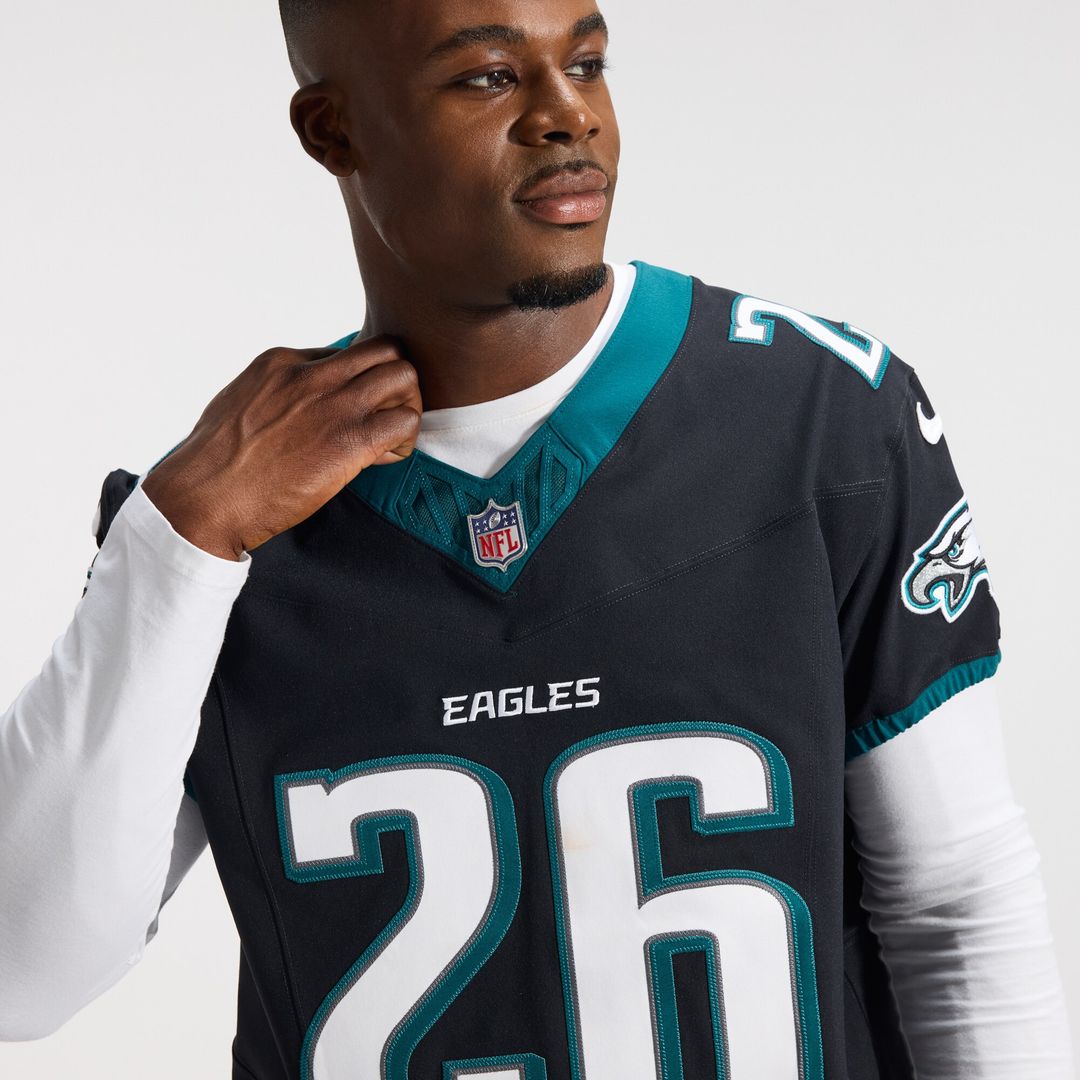 Saquon Barkley Philadelphia Eagles Nike Alternate  Vapor F.U.S.E. Elite Official Jersey - Black