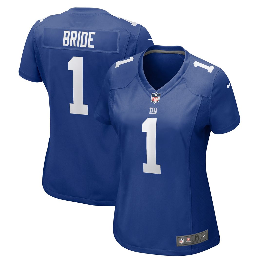 Number 1 Bride New York Giants Nike Women's Game Official Jersey - Royal
