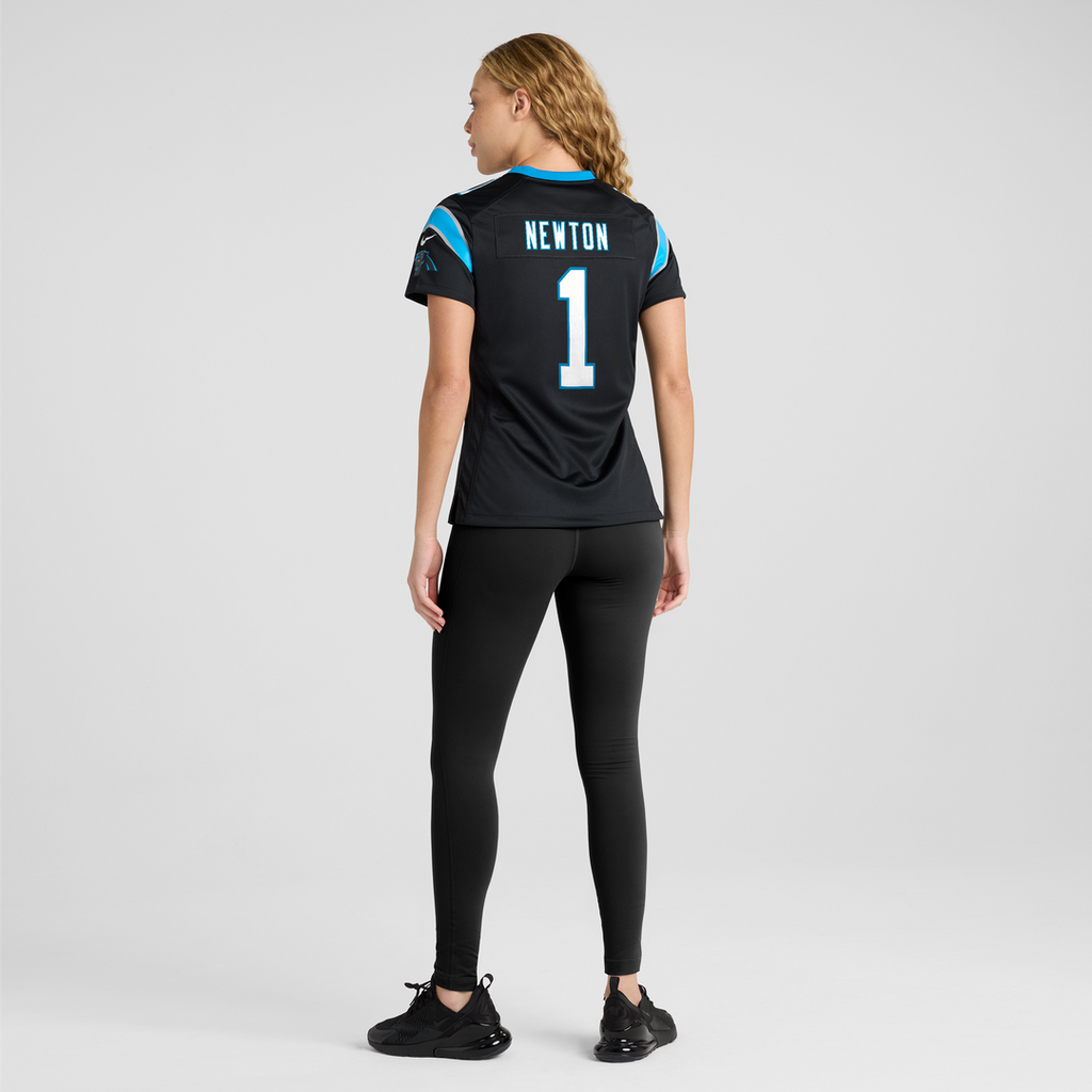 Cam Newton Carolina Panthers Nike Women's Team Retired Game Jersey - Black