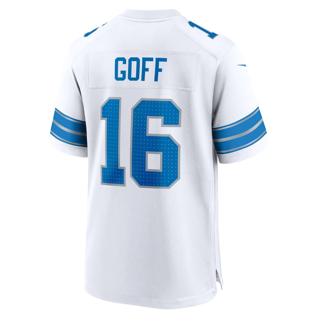 Jared Goff Detroit Lions Nike Game Jersey - White
