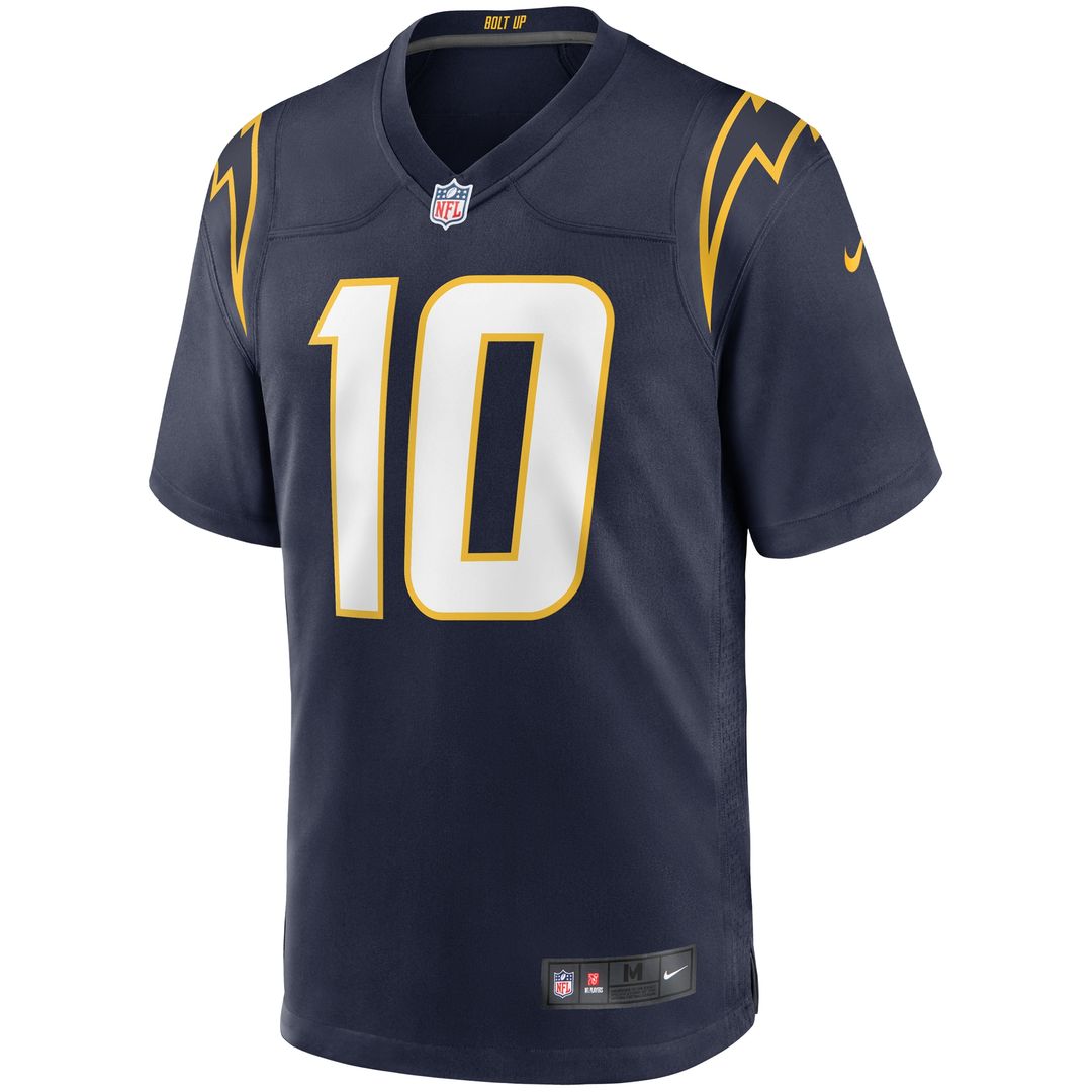 Justin Herbert Los Angeles Chargers Nike Alternate Game Official Jersey - Navy