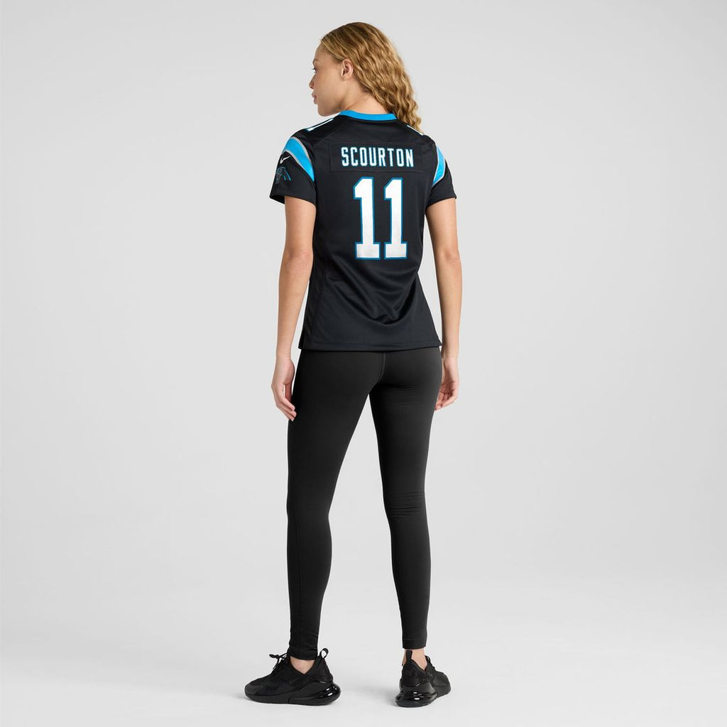 Nic Scourton Carolina Panthers Nike Women's Team Game Official Jersey -  Black