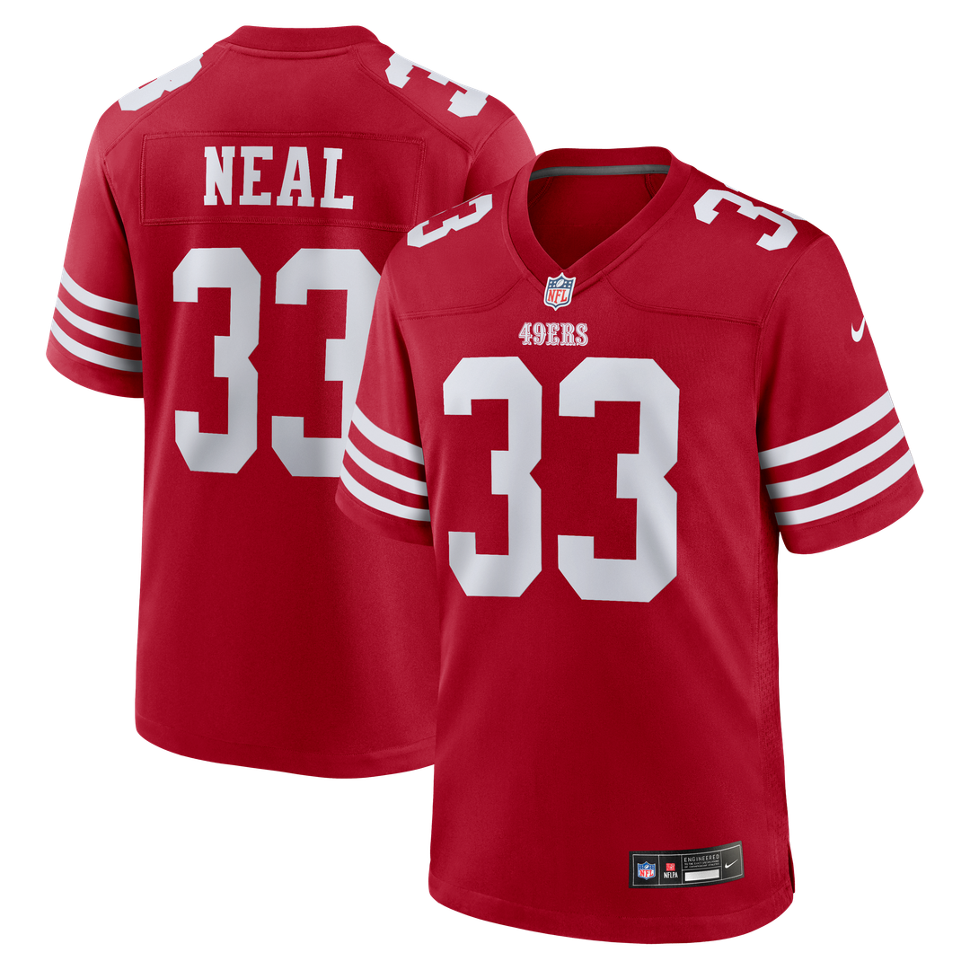 Siran Neal San Francisco 49ers Nike Team Game Official Jersey -  Scarlet