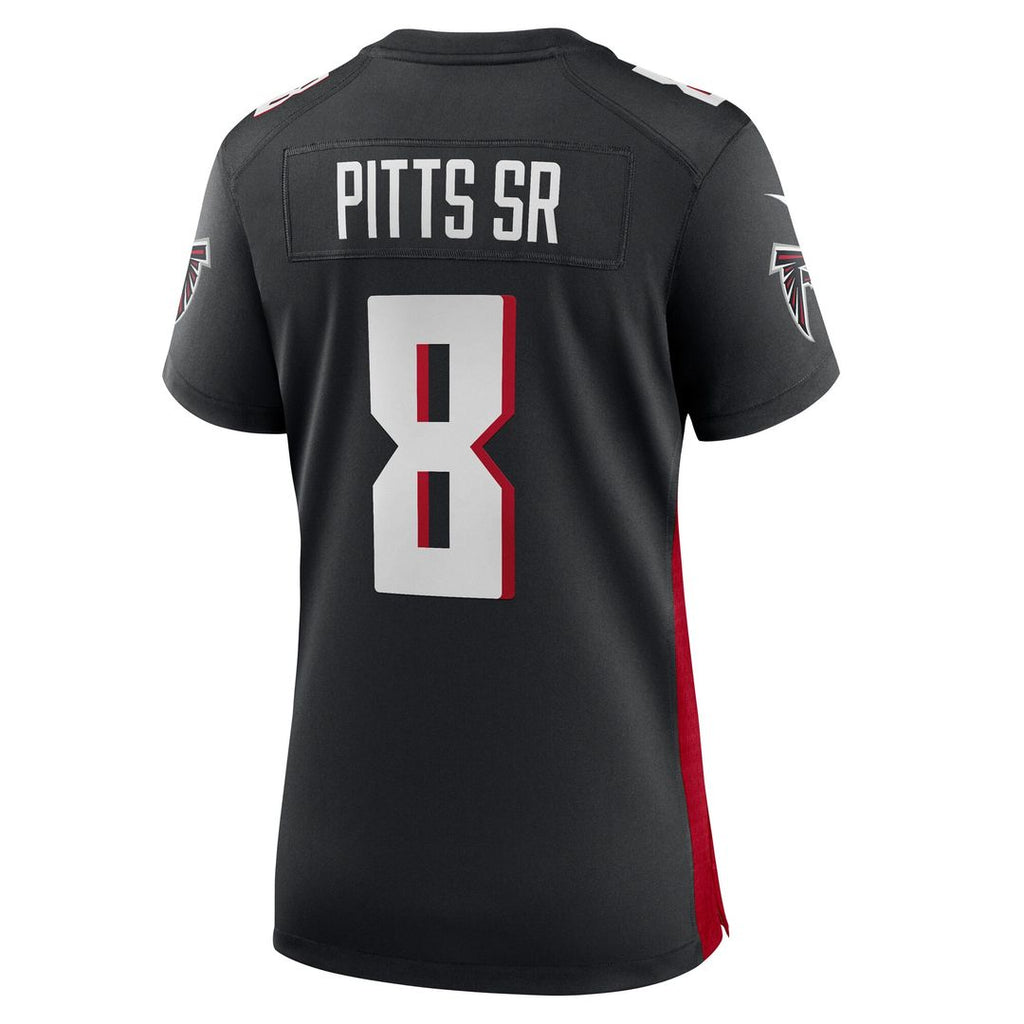 Kyle Pitts Sr. Atlanta Falcons Nike Women's  Game Official Jersey -  Black