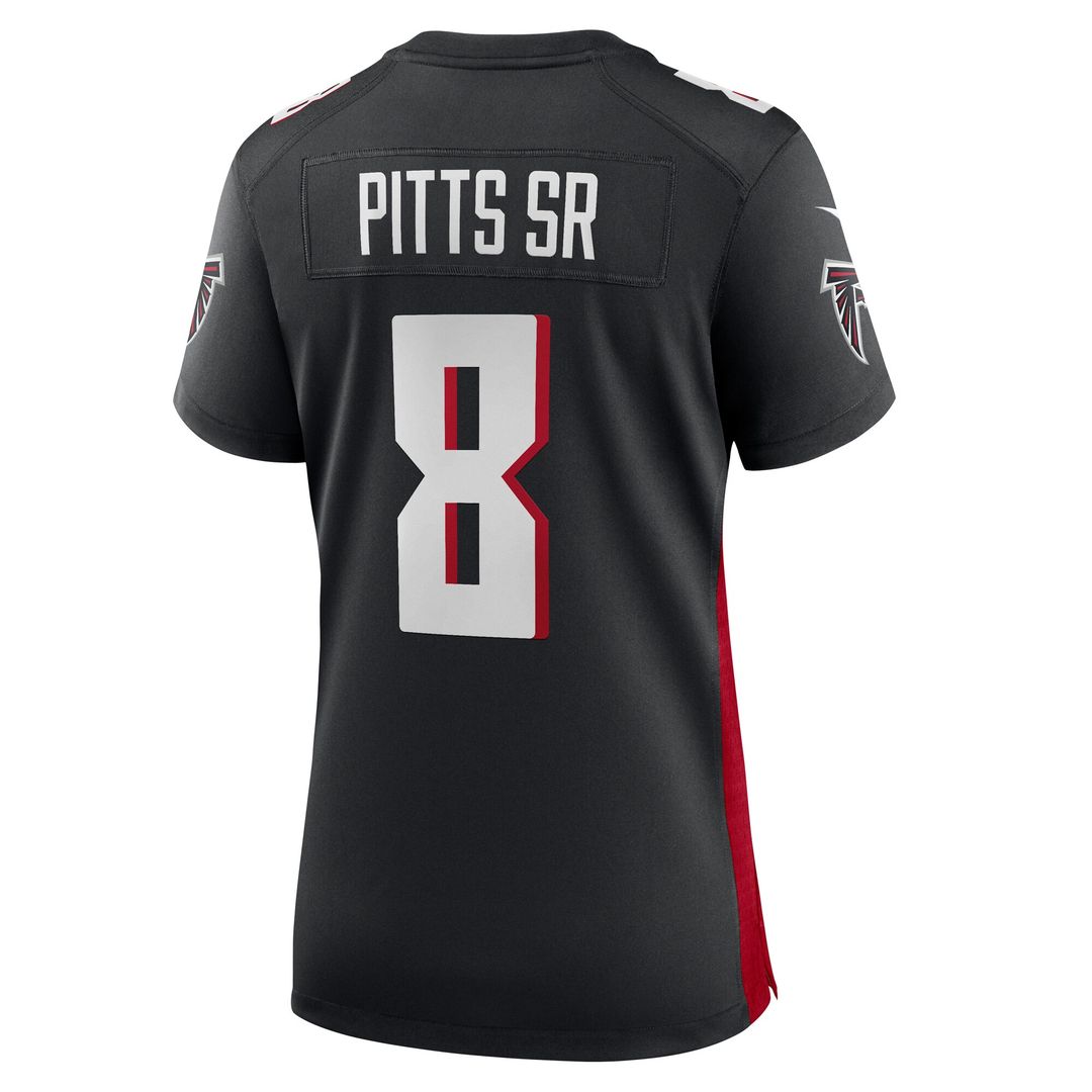 Kyle Pitts Sr. Atlanta Falcons Nike Women's  Game Official Jersey -  Black