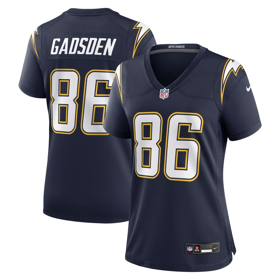 Oronde Gadsden Los Angeles Chargers Nike Women's Team Game Jersey - Powder Blue