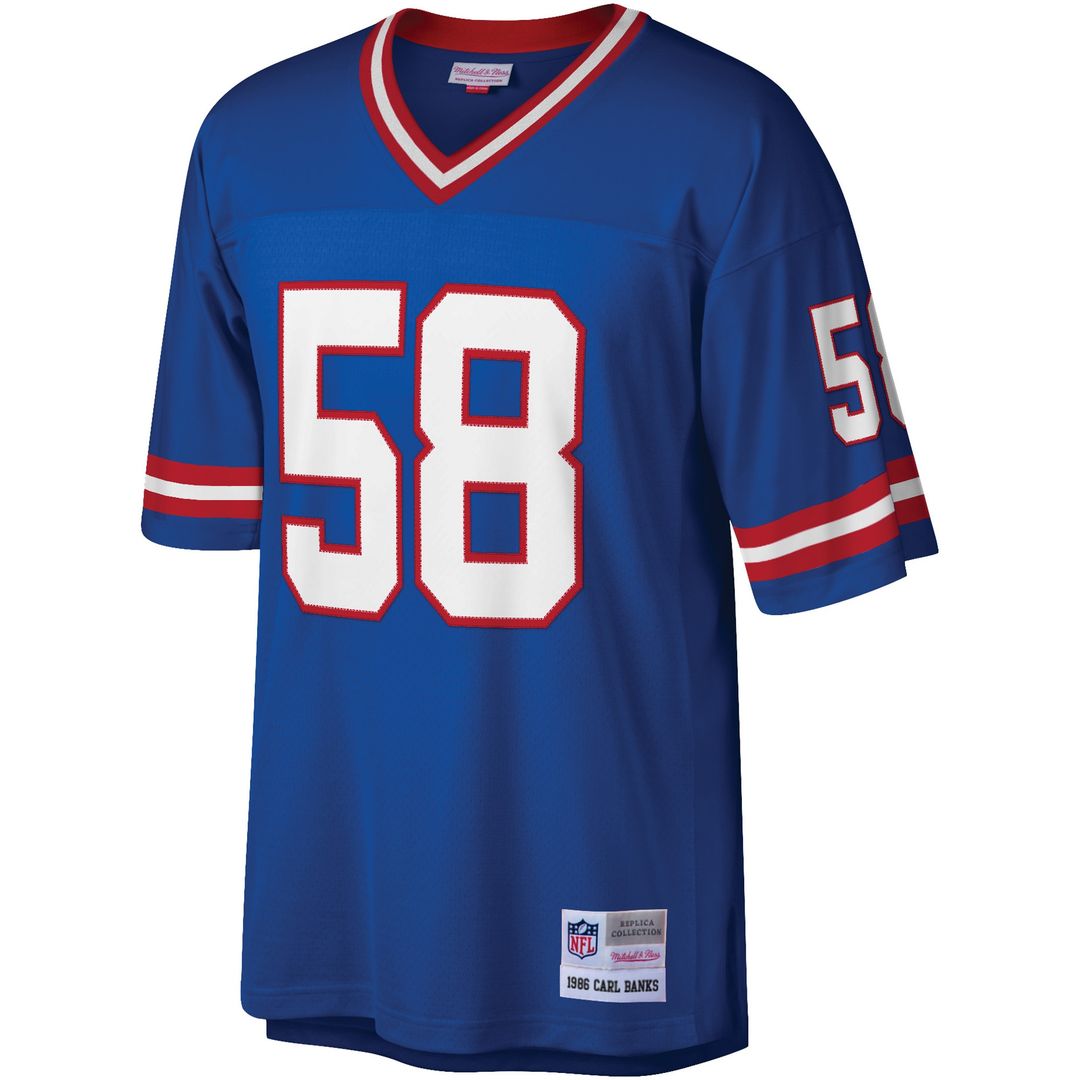 Carl Banks New York Giants Mitchell & Ness Legacy Replica Official Jersey - Royal