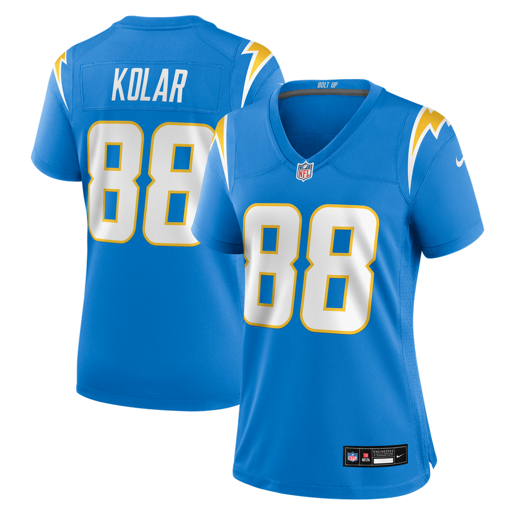 Charlie Kolar Los Angeles Chargers Nike Women's Team Game Official Jersey -  Powder Blue