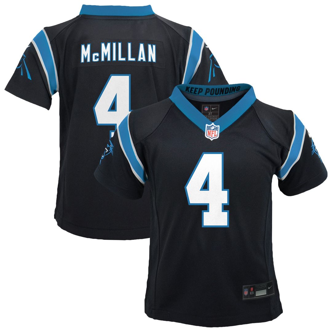 Tetairoa McMillan Carolina Panthers Nike Toddler Game Official Jersey - Black