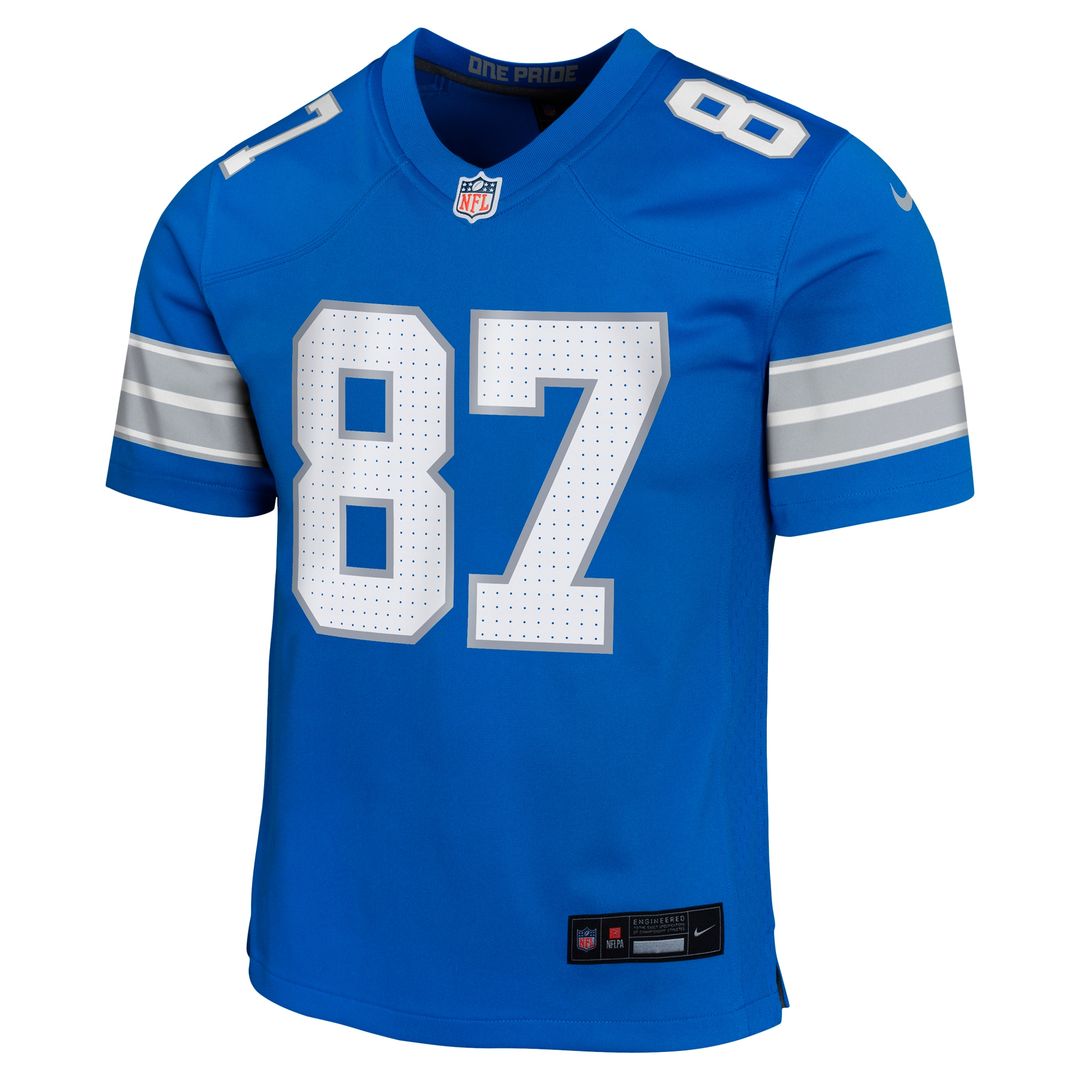 Sam LaPorta Detroit Lions Nike Youth Game Jersey - Blue