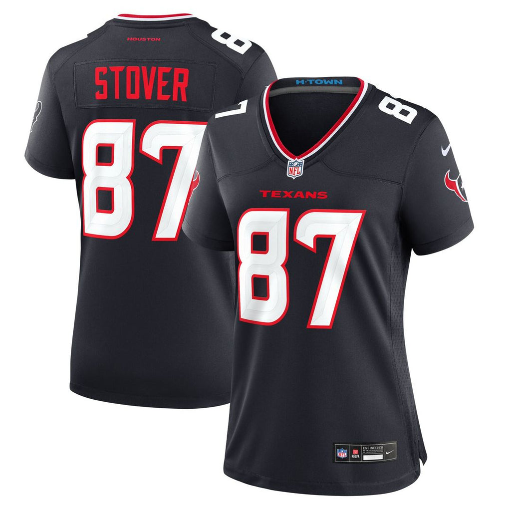 Cade Stover Houston Texans Nike Women's Game Official Jersey -  Navy