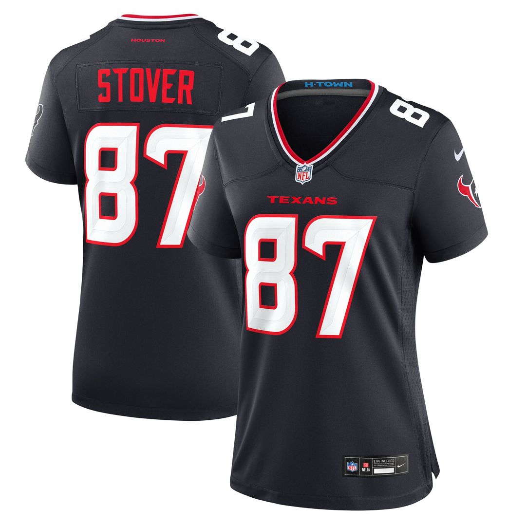Cade Stover Houston Texans Nike Women's Game Official Jersey -  Navy