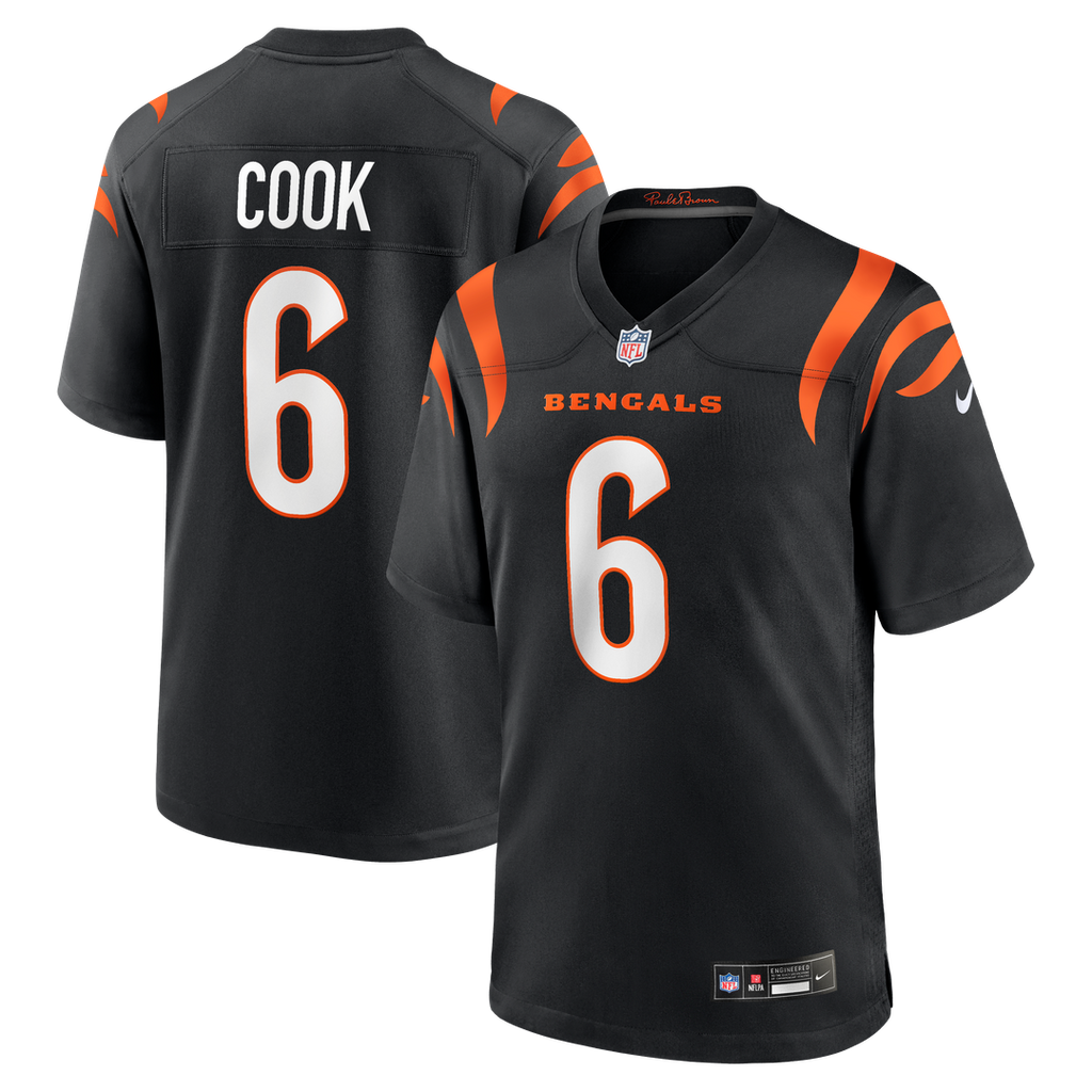 Bryan Cook Cincinnati Bengals Nike Team Game Jersey - Black