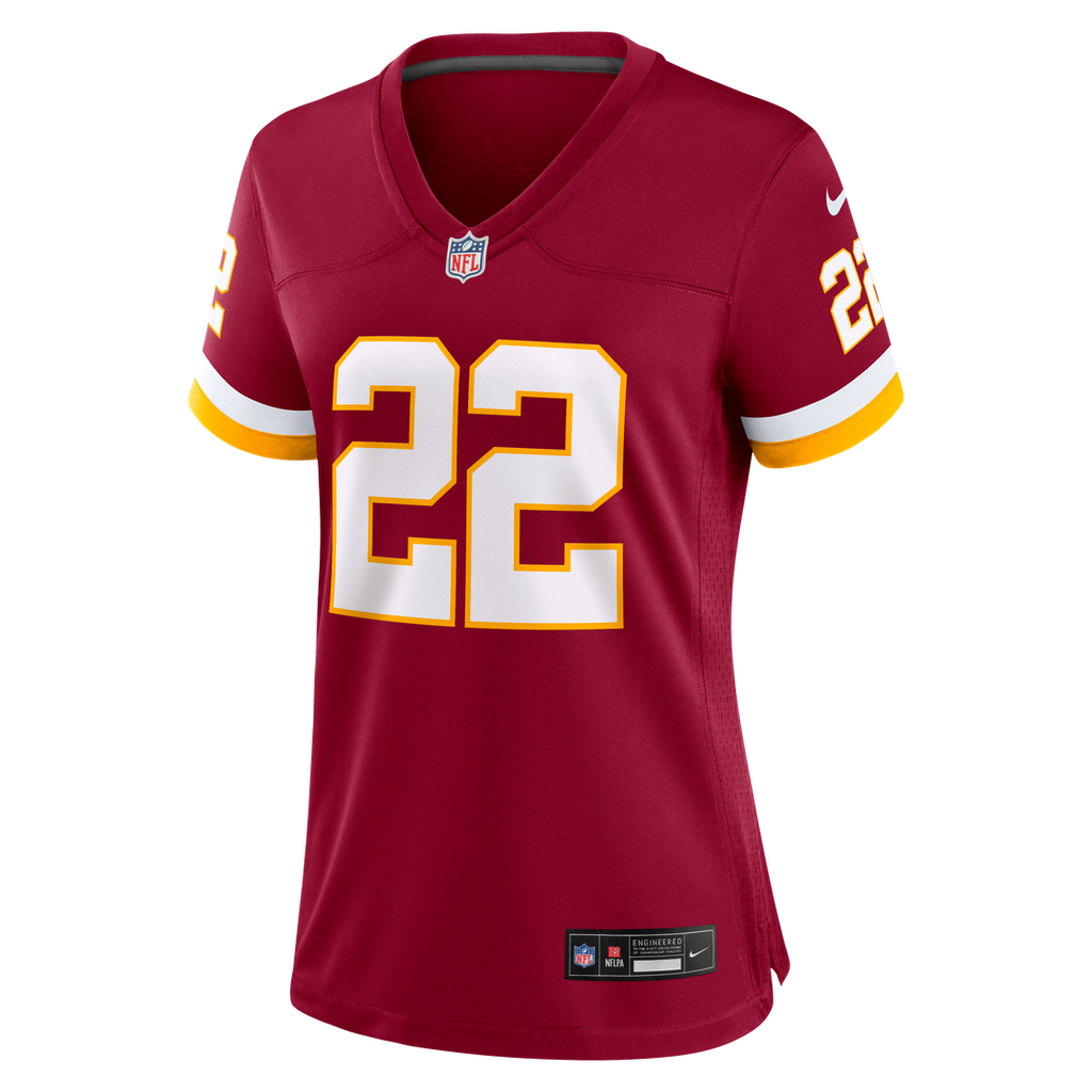 Jacory Croskey-Merritt Washington Commanders Nike Women's Game Super Bowl Era Official Jersey - White