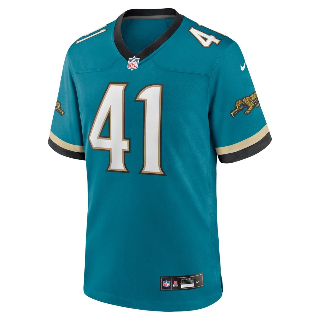 Josh Hines-Allen Jacksonville Jaguars Nike Prowler Throwback Player Game Official Jersey - Teal