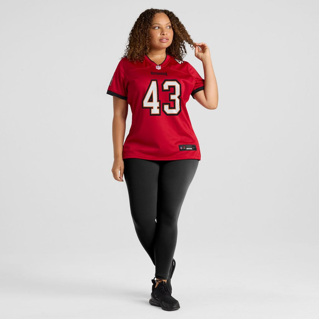 Chris Braswell Tampa Bay Buccaneers Nike Women's Team Game Jersey - Red