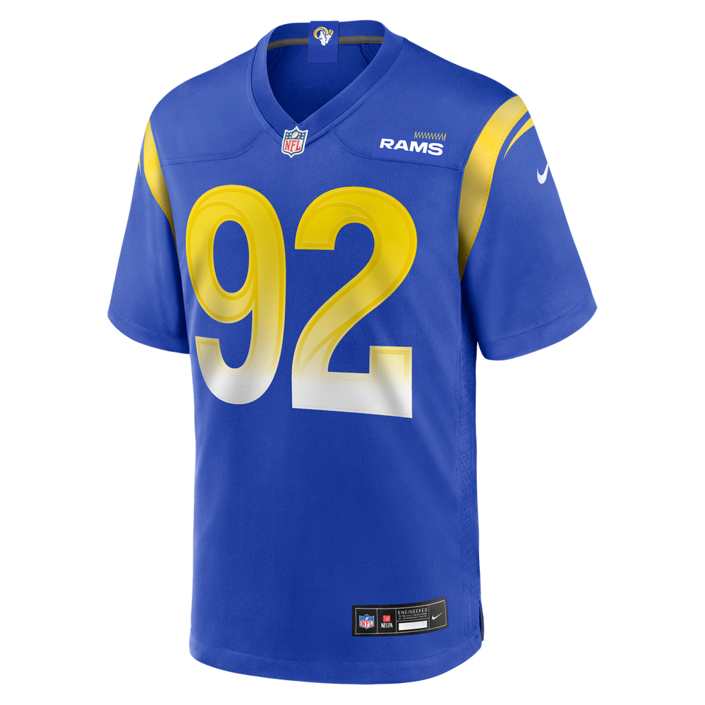 Harrison Mevis Los Angeles Rams Nike Team Game Jersey - Royal