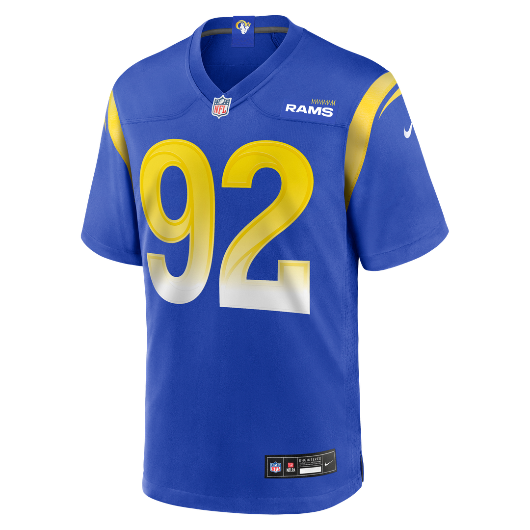Harrison Mevis Los Angeles Rams Nike Team Game Jersey - Royal