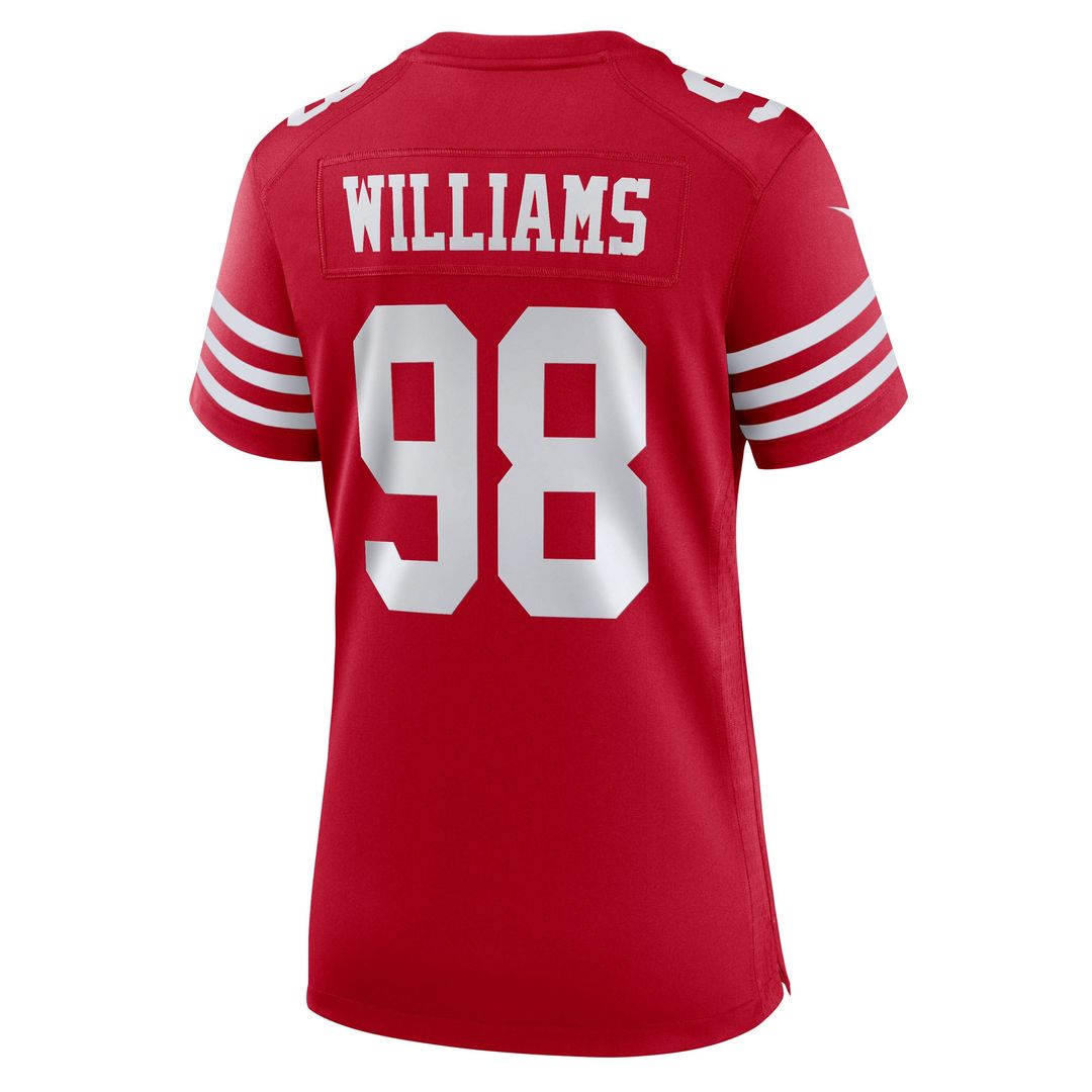 Mykel Williams San Francisco 49ers Nike Women's Team Game Jersey - Scarlet