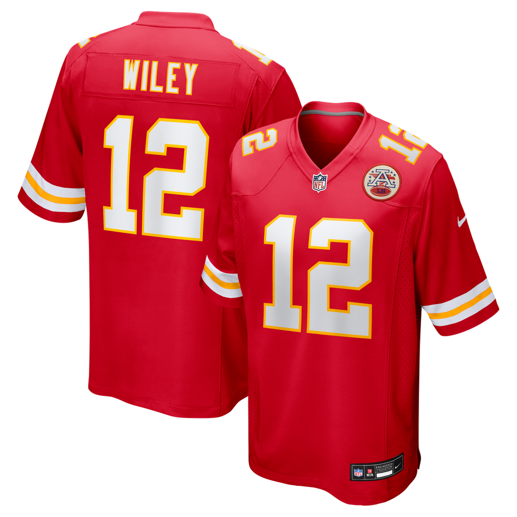 Jared Wiley Kansas City Chiefs Nike  Game Official Jersey -  Red