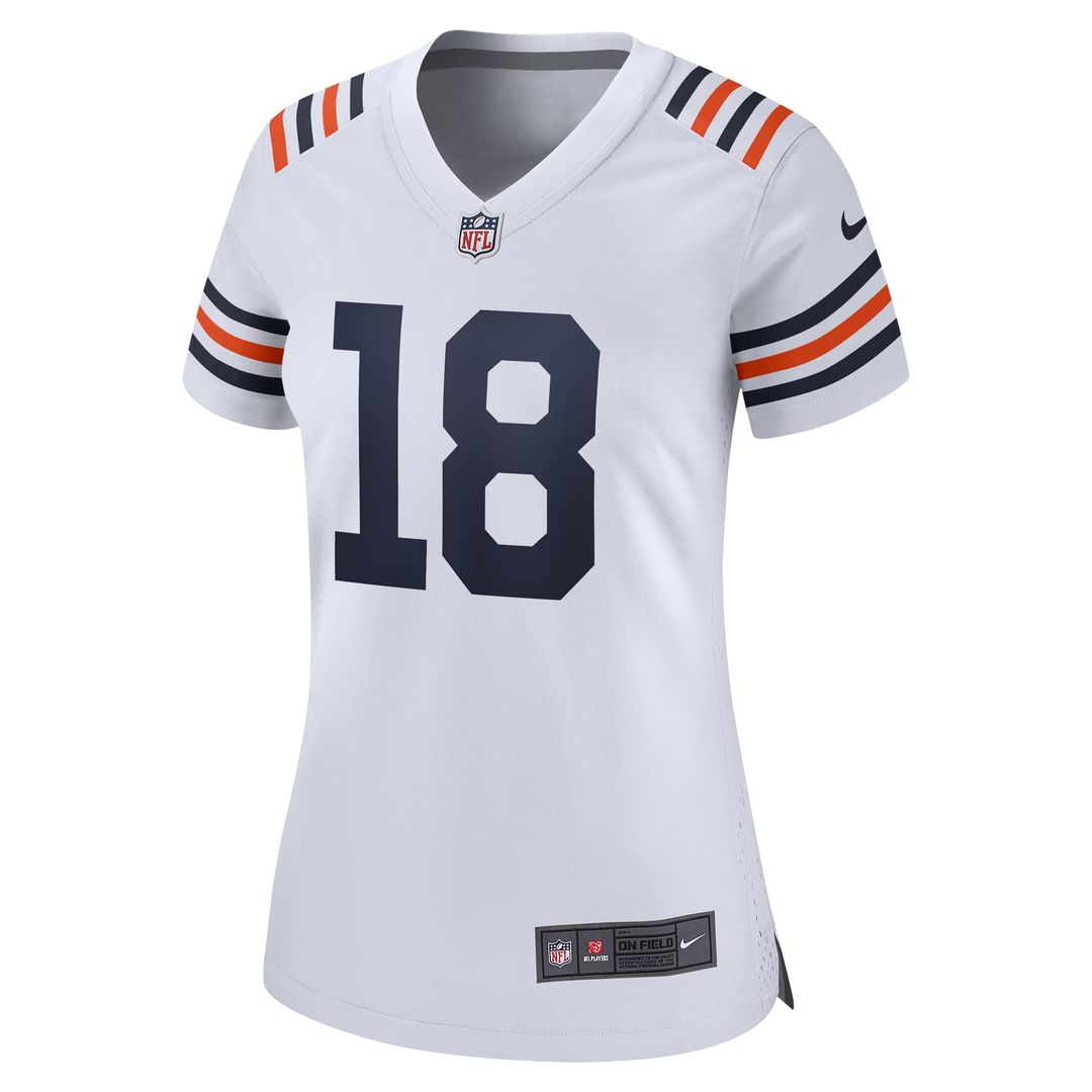 Caleb Williams Chicago Bears Nike Women's  2nd Alternate Game Player Official Jersey - White