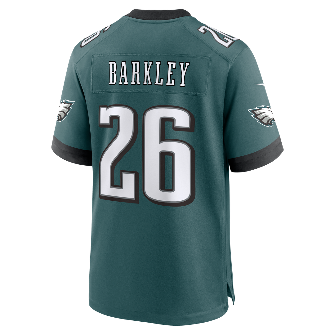 Saquon Barkley Philadelphia Eagles Nike Team Game Jersey - Midnight Green