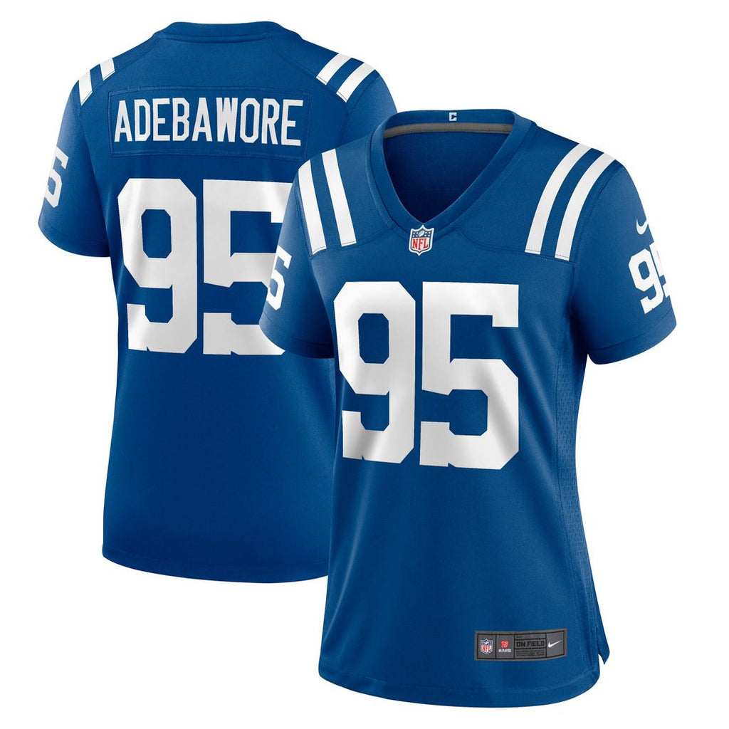 Adetomiwa Adebawore Indianapolis Colts Nike Women's Team Game Official Jersey -  Royal