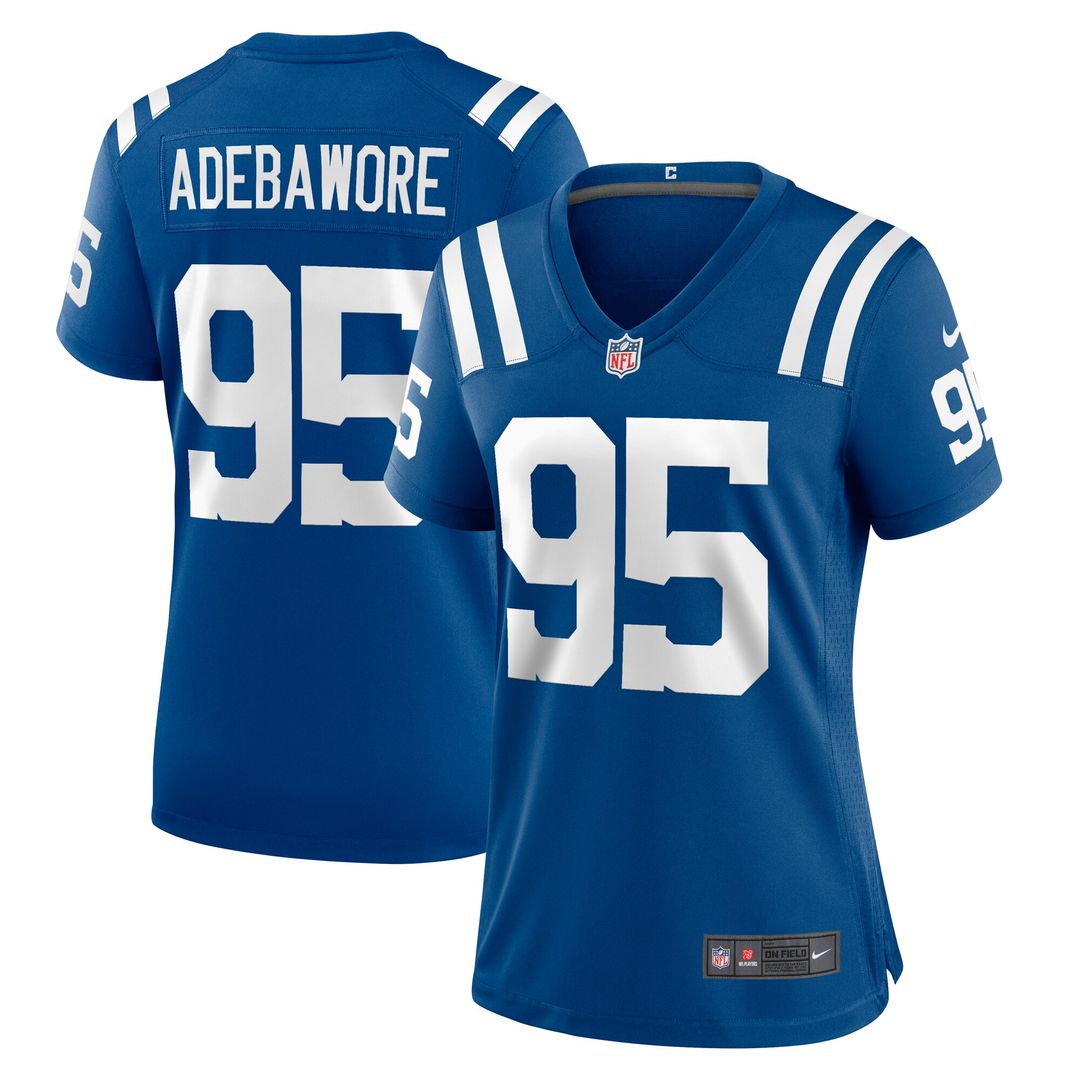 Adetomiwa Adebawore Indianapolis Colts Nike Women's Team Game Official Jersey -  Royal