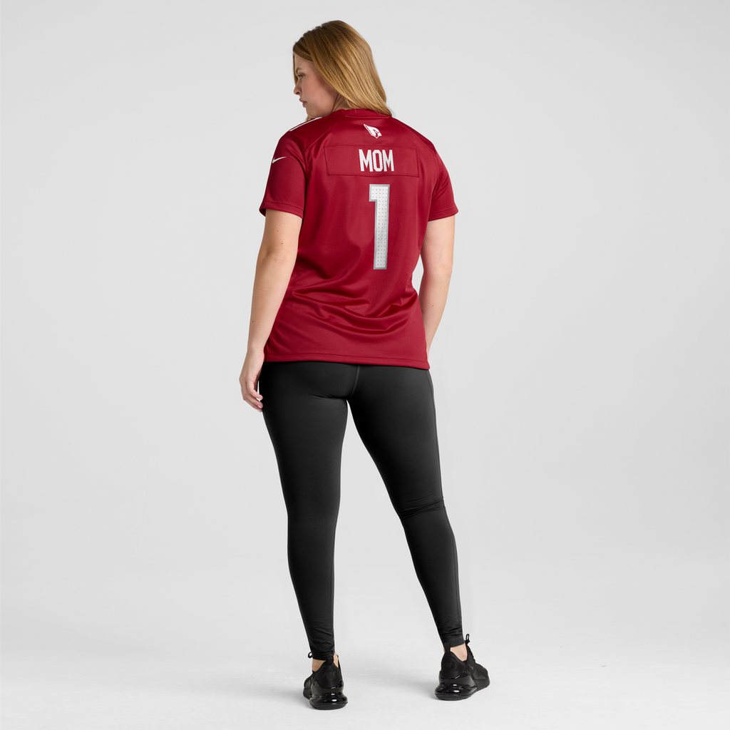 Number 1 Mom Arizona Cardinals Nike Women's Game Official Jersey - Cardinal