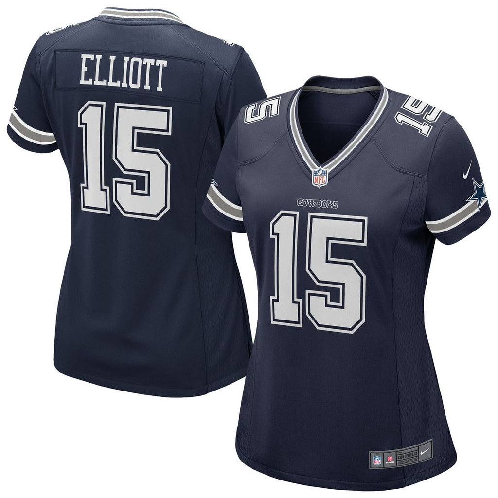 Ezekiel Elliott Dallas Cowboys Nike Women's Game Official Jersey - Navy