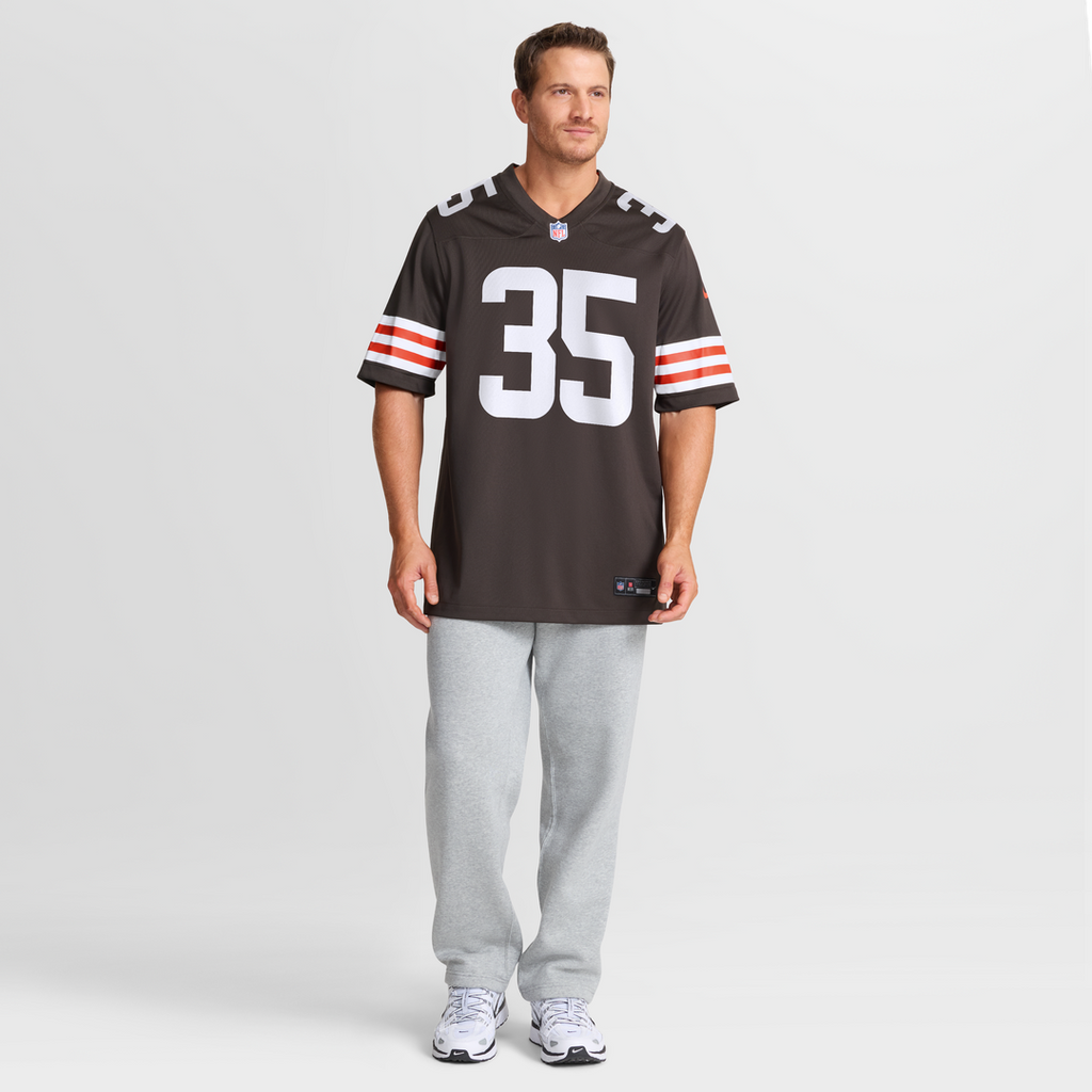 Raheim Sanders Cleveland Browns Nike Team Game Official Jersey -  Brown