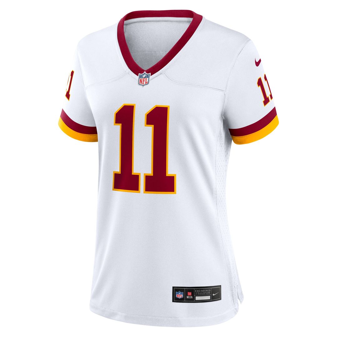 Luke McCaffrey Washington Commanders Nike Women's Game Super Bowl Era Official Jersey - White