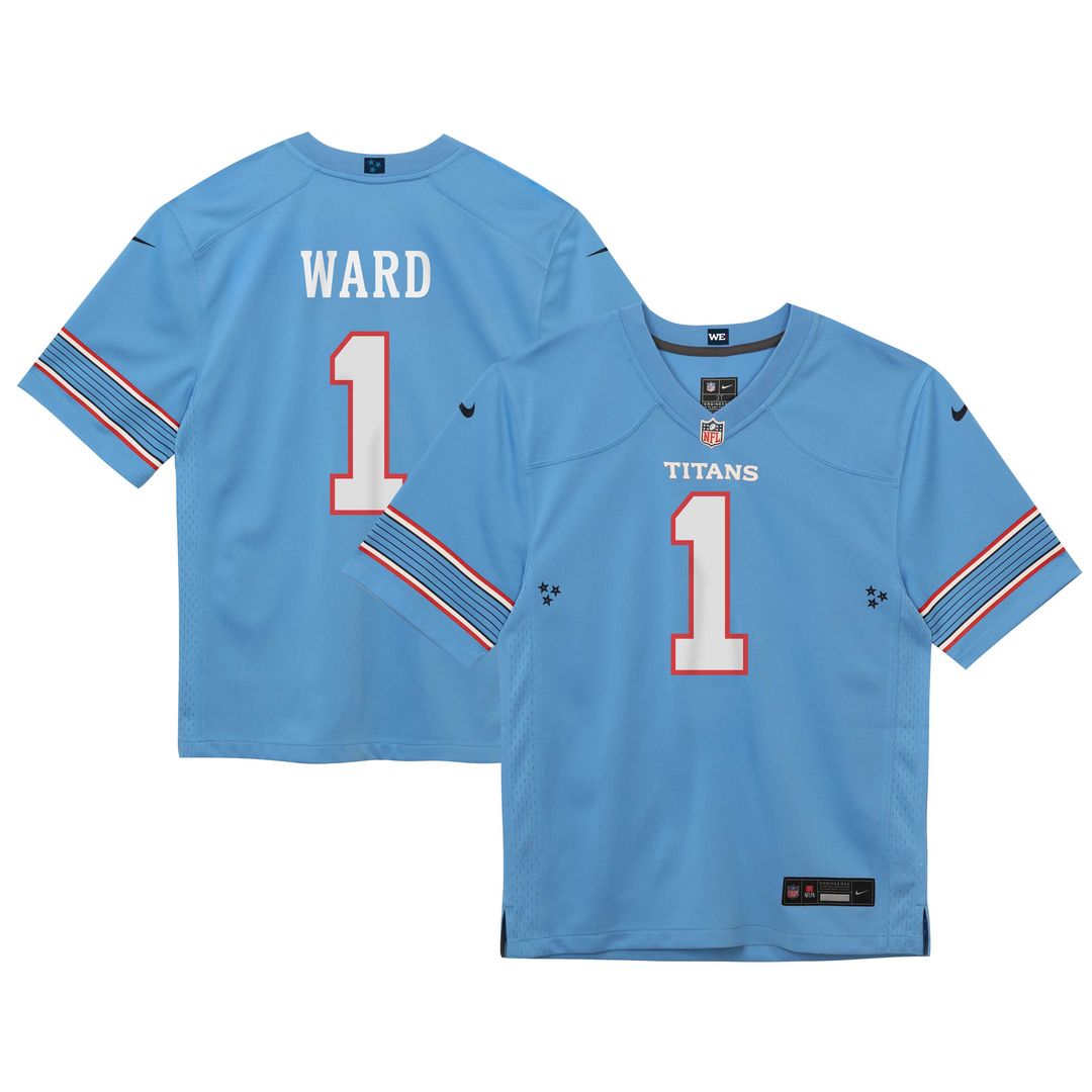 Cameron Ward Tennessee Titans Nike Toddler Team Game Official Jersey - Light Blue