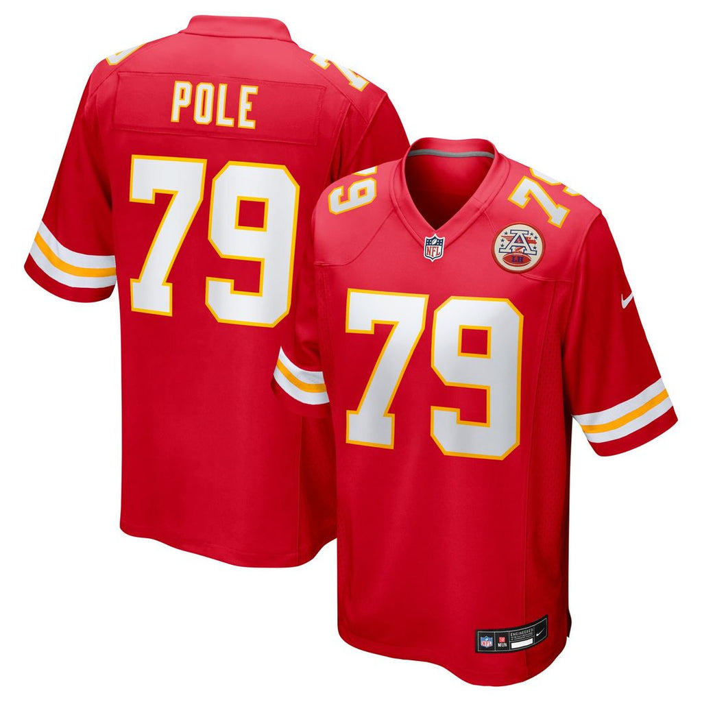 Esa Pole Kansas City Chiefs Nike Team Game Official Jersey -  Red
