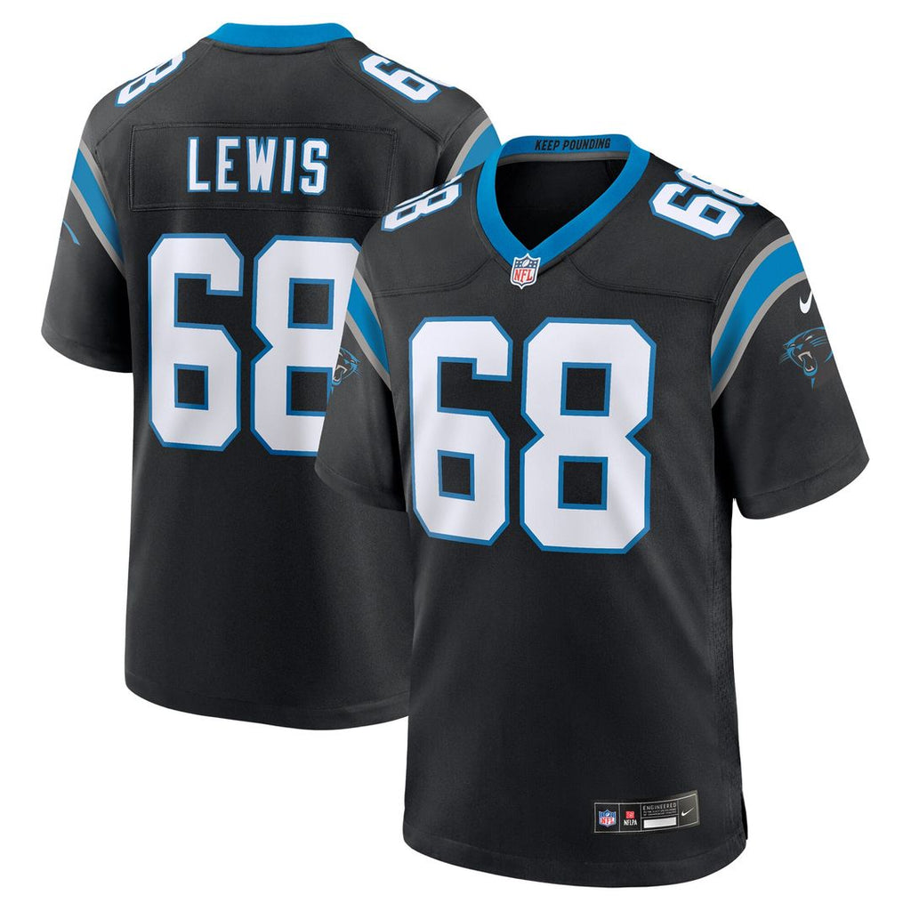 Damien Lewis Carolina Panthers Nike Game Jersey - Black