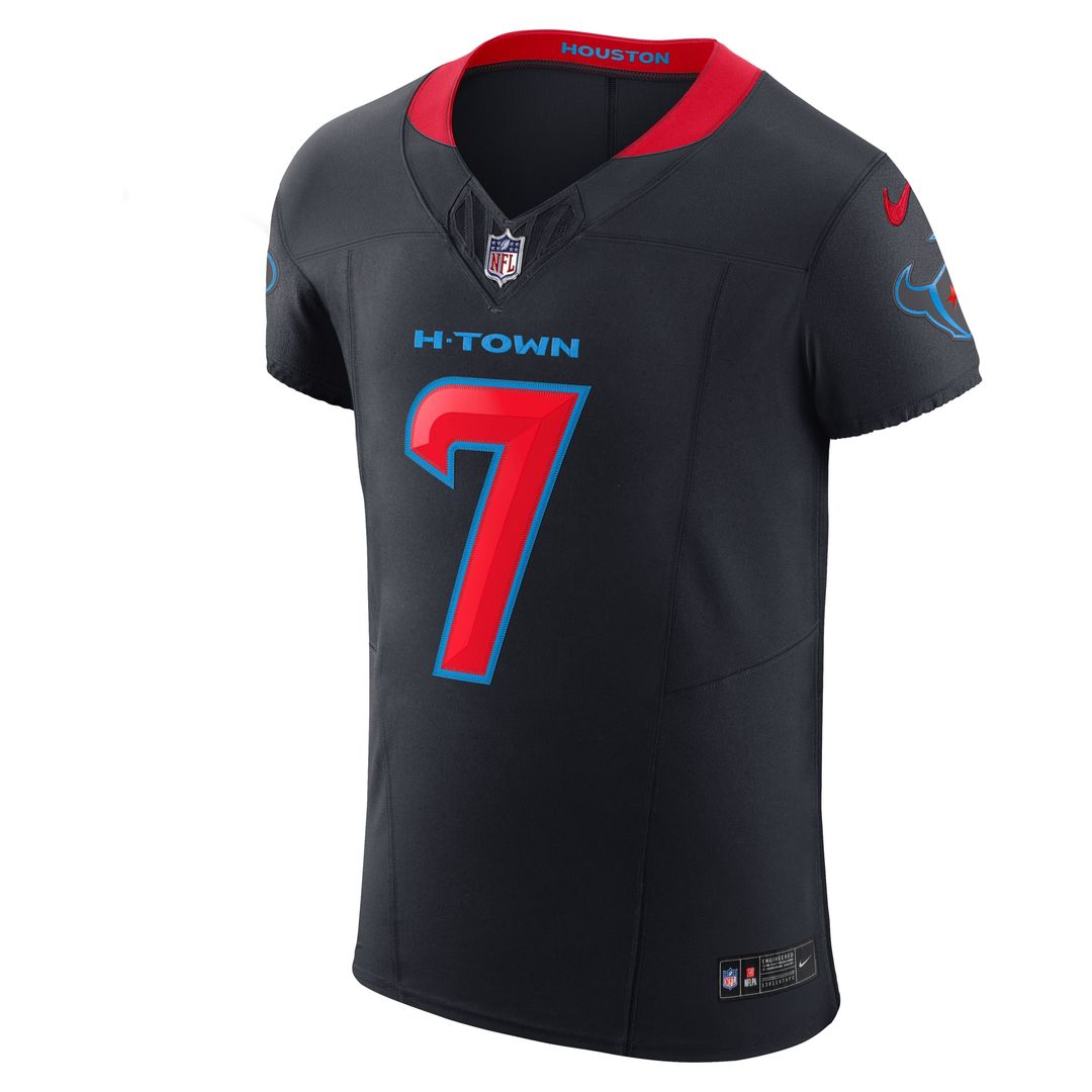 C.J. Stroud Houston Texans Nike Alternate 2 Vapor F.U.S.E. Elite Jersey - Navy