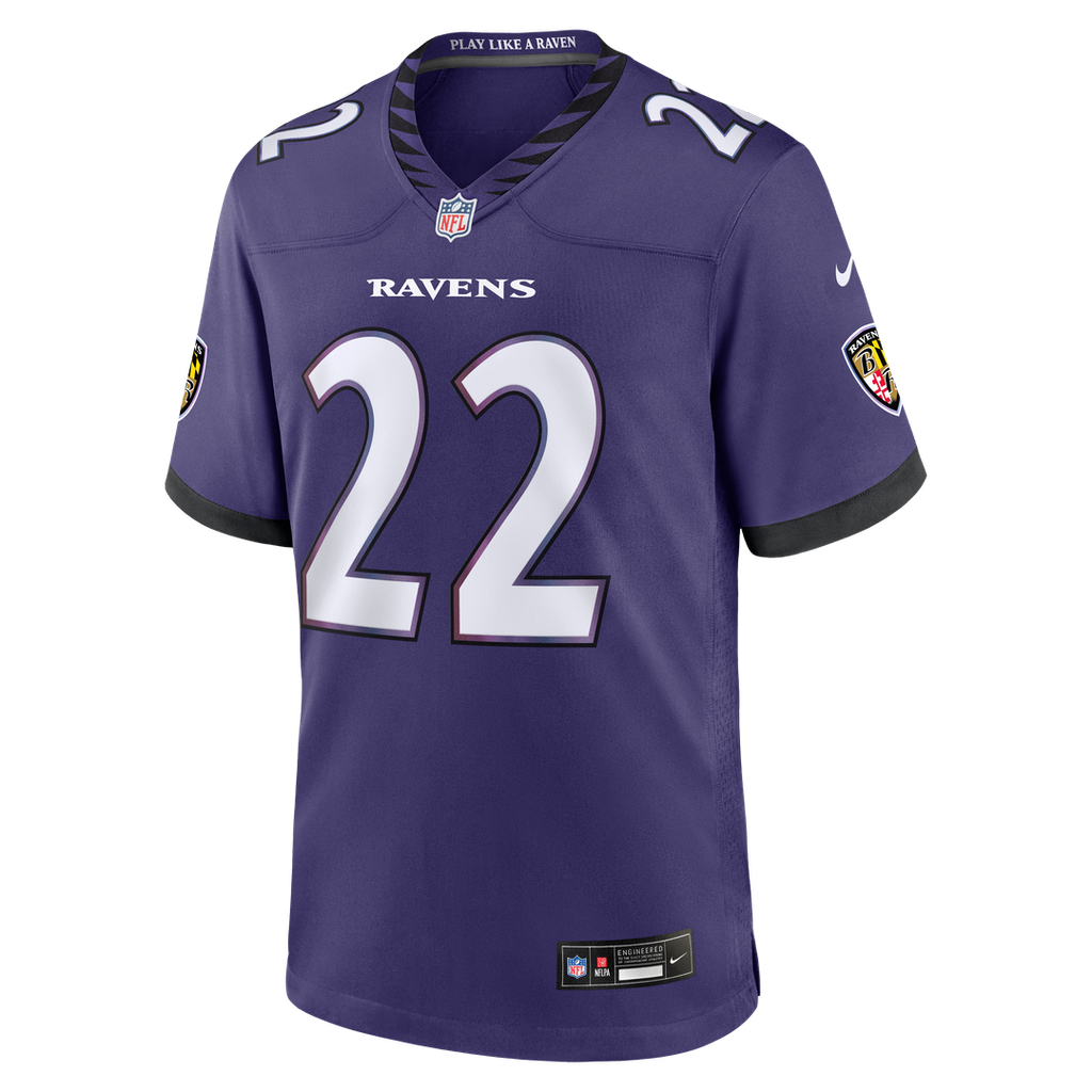 Derrick Henry Baltimore Ravens Nike Team Game Official Jersey - Purple